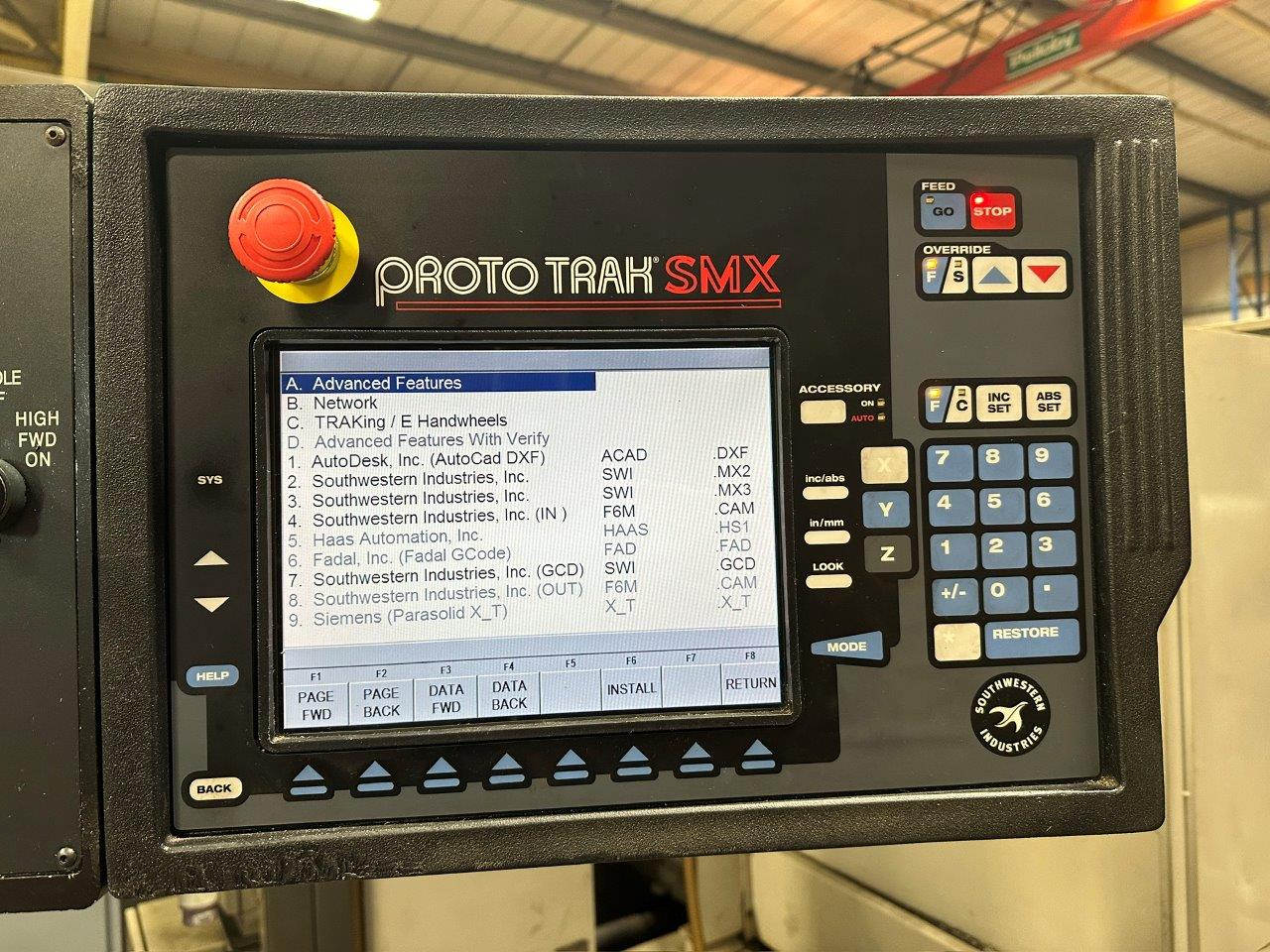 Bed Type Milling/Used XYZ ProtoTRAK SMX4000 CNC Bed Mill (4326)