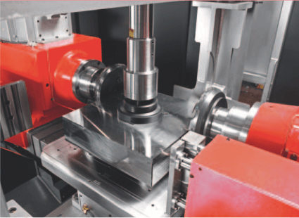Conical Broaching/Amada THV800 Double Headed Milling Machine