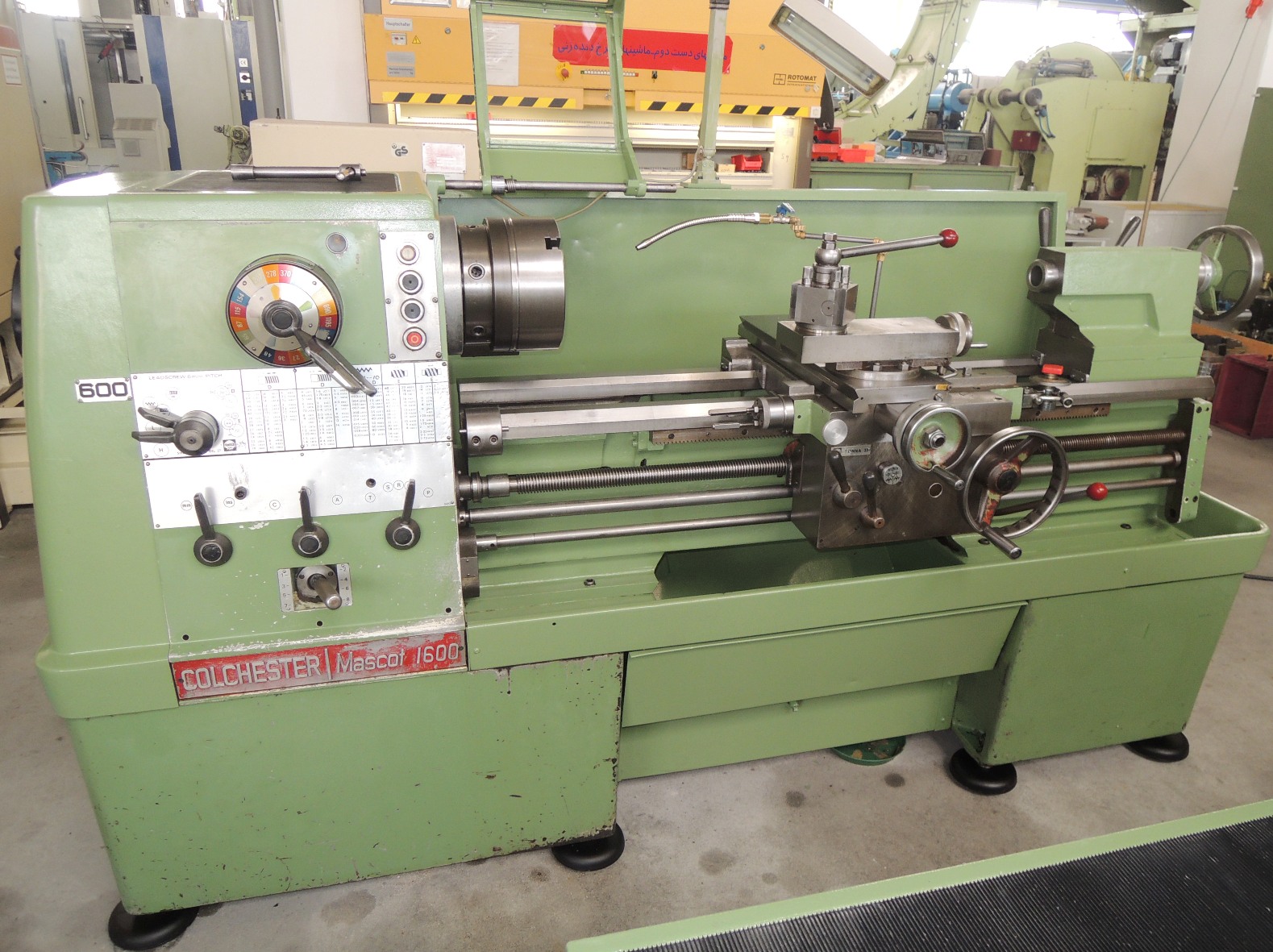 Lathes (CNC and Manual)/COLCHESTER(GB) MASCOT 1600