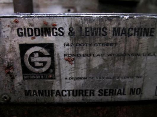 Miscellaneous/Giddings en Lewis