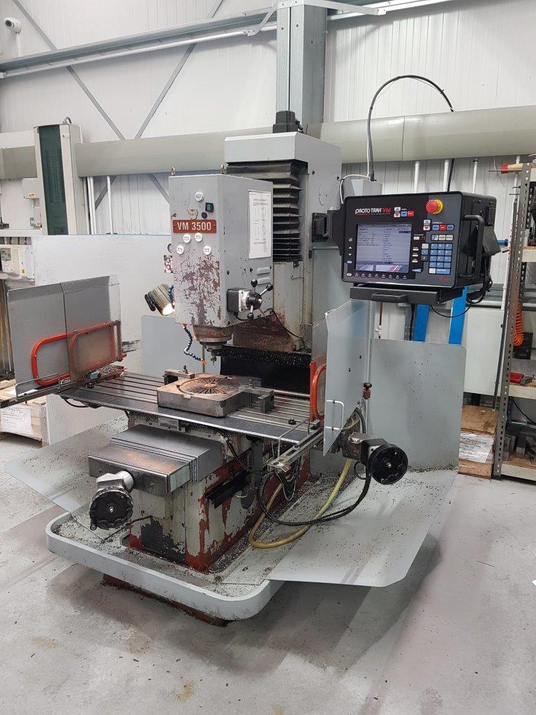 Bed Type Milling/Used XYZ ProtoTRAK VM3500 CNC Bed Mill (3408)