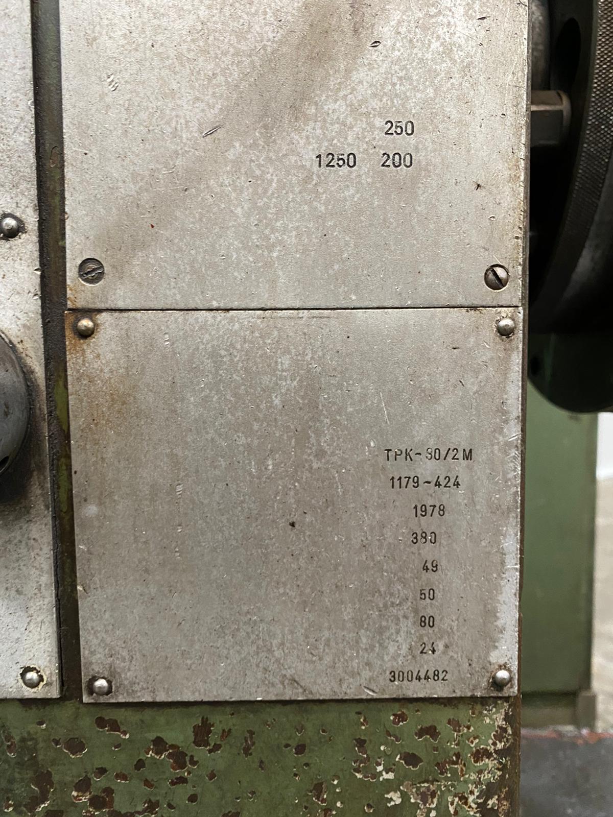 Lathes (CNC and Manual)/Poreba - TPK - 80/2M