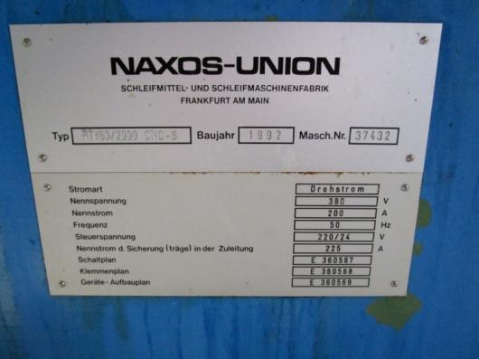 Grinding/Naxos Union - RTY 63 / 2.000 CNC-S
