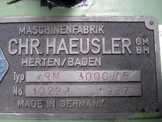 Miscellaneous/Haeusler - VRM 3000/15