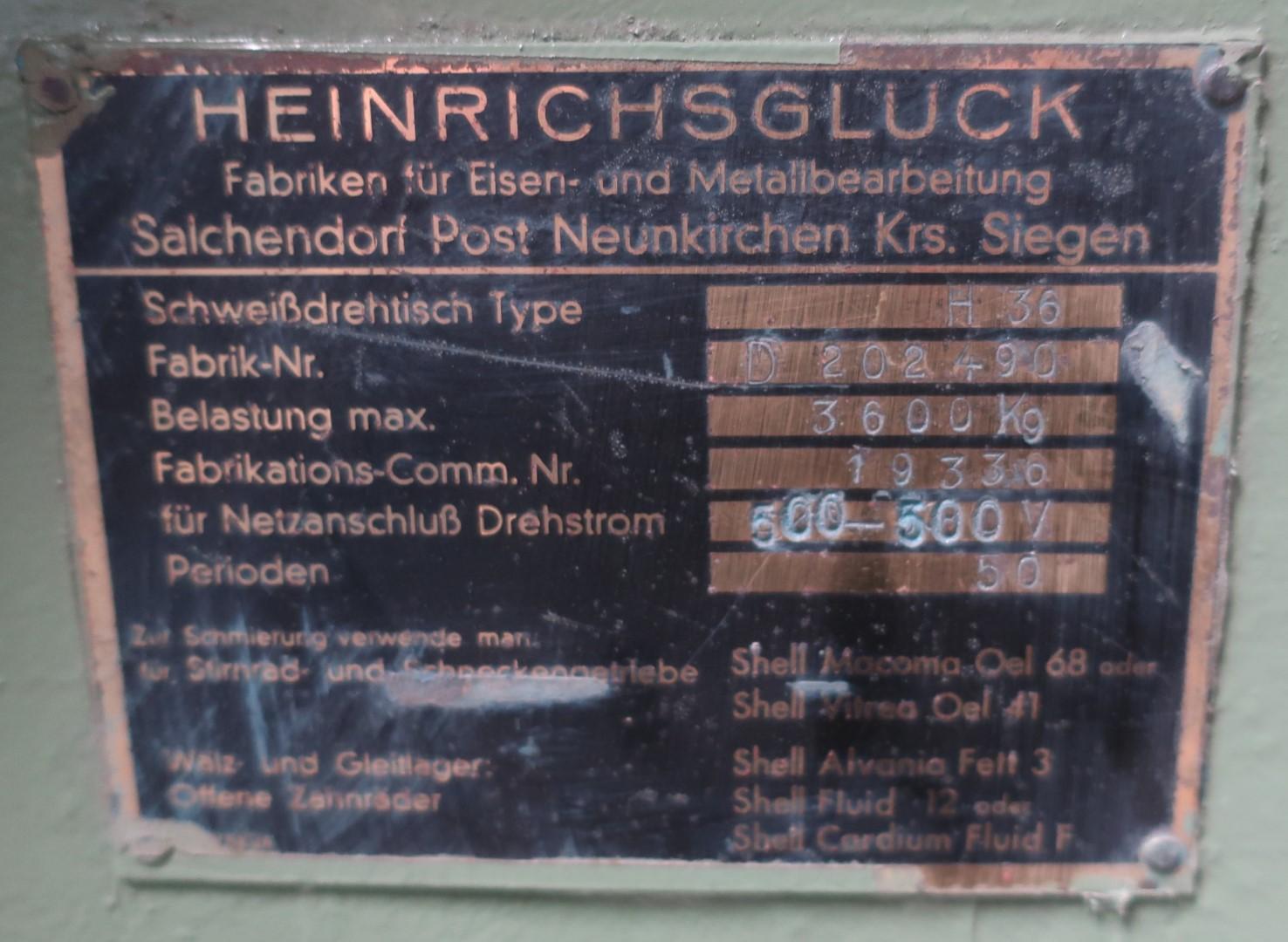 Welding (General)/Heinrichsgluck - H36