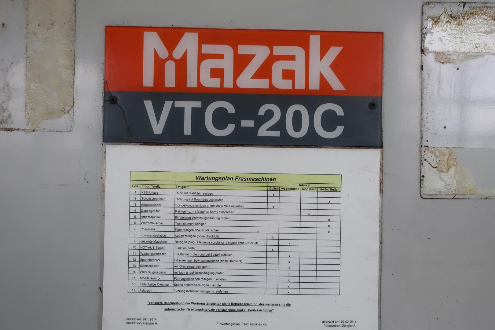 Milling/Mazak - VTC-20C