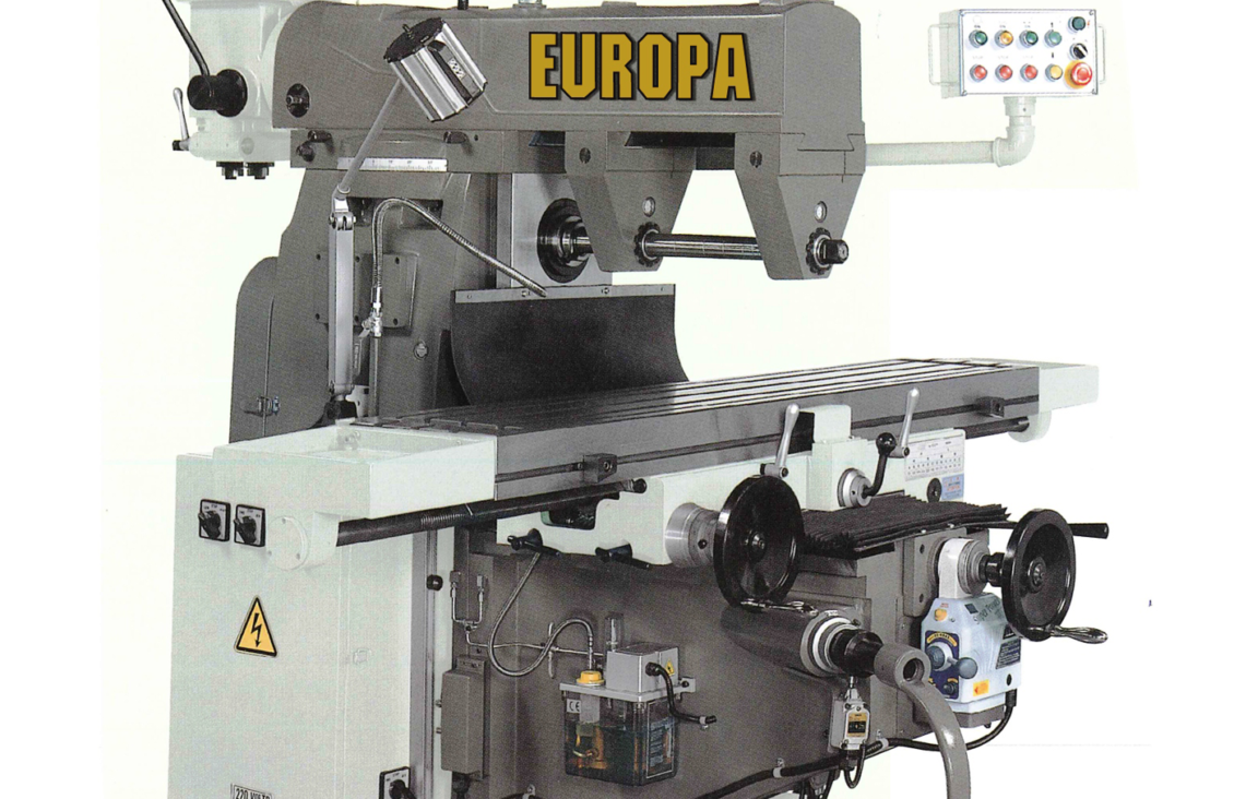 Vertical Mills/Europa 6VHS Vertical & Horizontal Turret Milling Machine