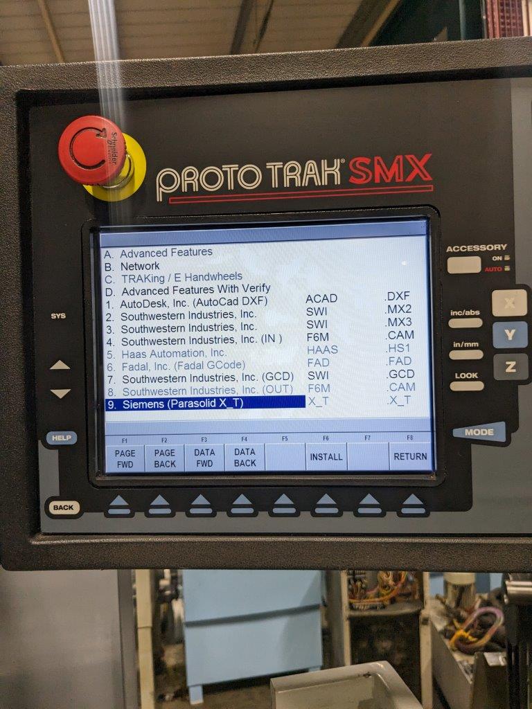 Bed Type Milling/Used XYZ ProtoTRAK SMX2500 CNC Bed Mill (4231)