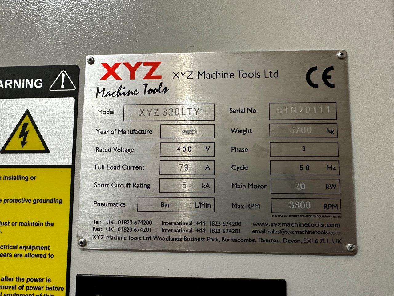 Turning Centres/Used XYZ TC320LTY CNC Turning Centre (4192)