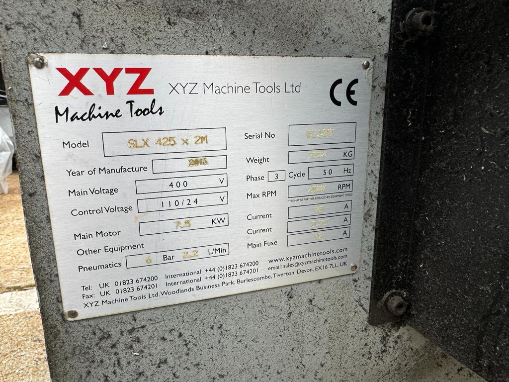 CNC Lathes/Used XYZ ProTURN SLX425 X 2M Lathe (4371)