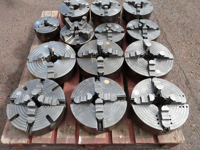 Chucks/Colchester, Harrison, DSG and more 3 Jaw & 4 Jaw Heavy Duty Lathe Chucks