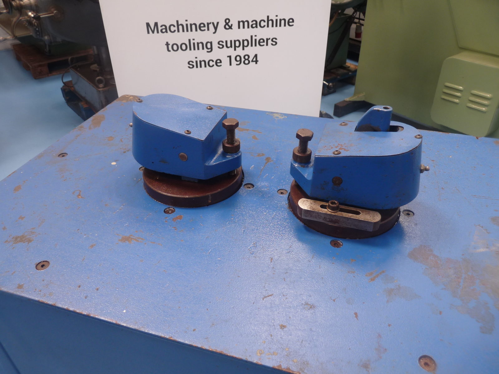 Punching/Double Head Power Flanger-Edger and Button Punch Machine