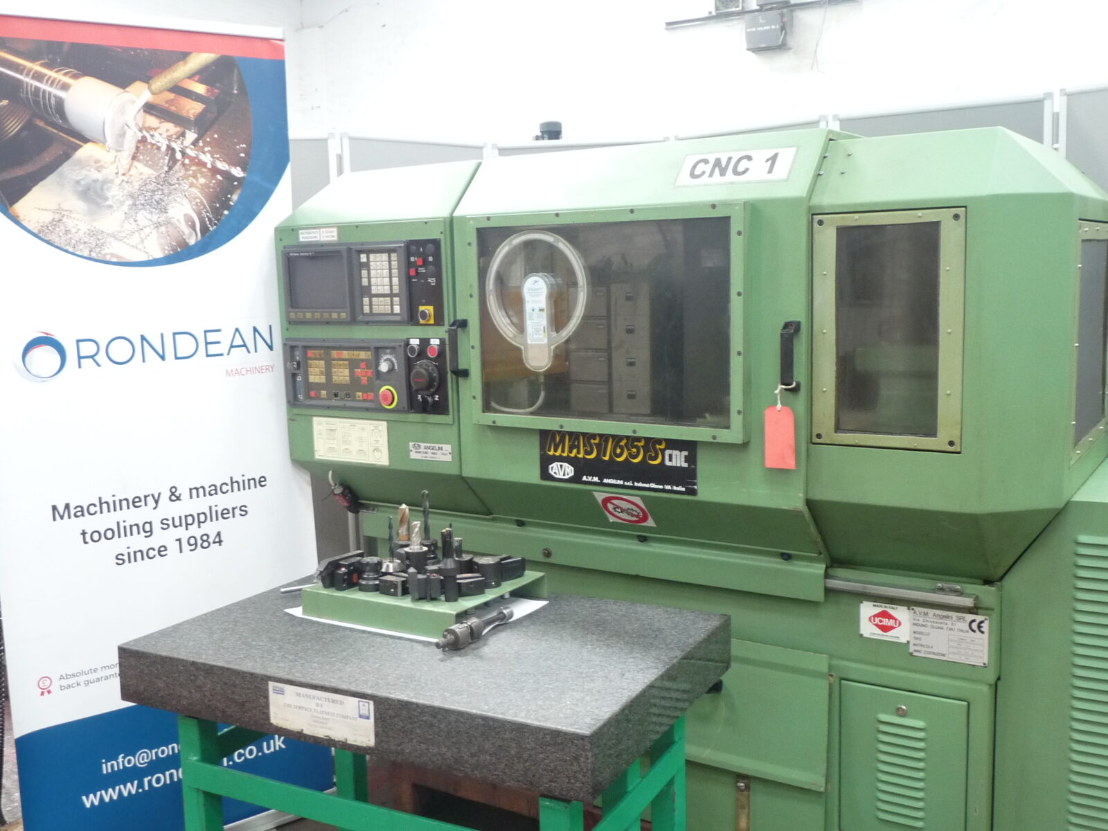 CNC Lathes/AVM Angelini Tornio CNC Centre Lathe