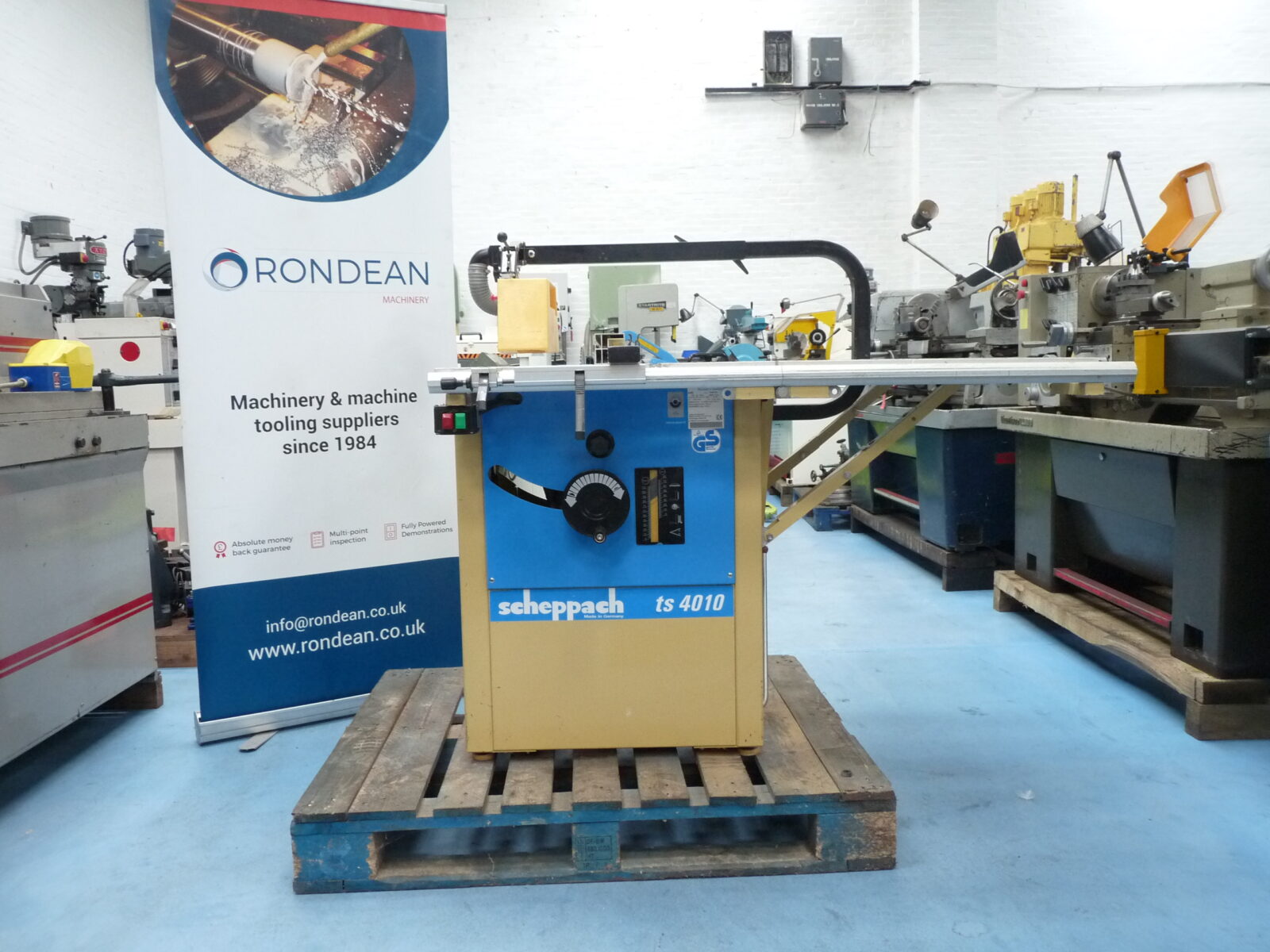Woodworking Machinery/Scheppach ts4010 Saw Bench 1ph