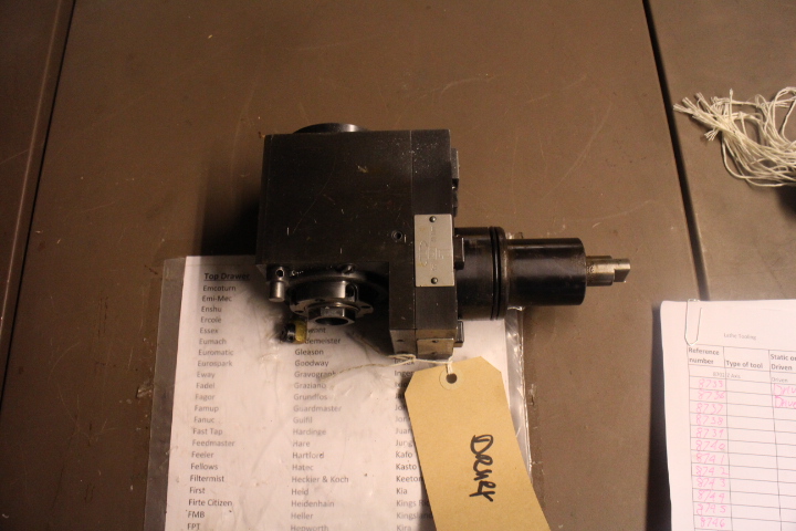 Tooling/Used BMT55 Angular Driven Tool Holder for CNC Lathes (8737)
