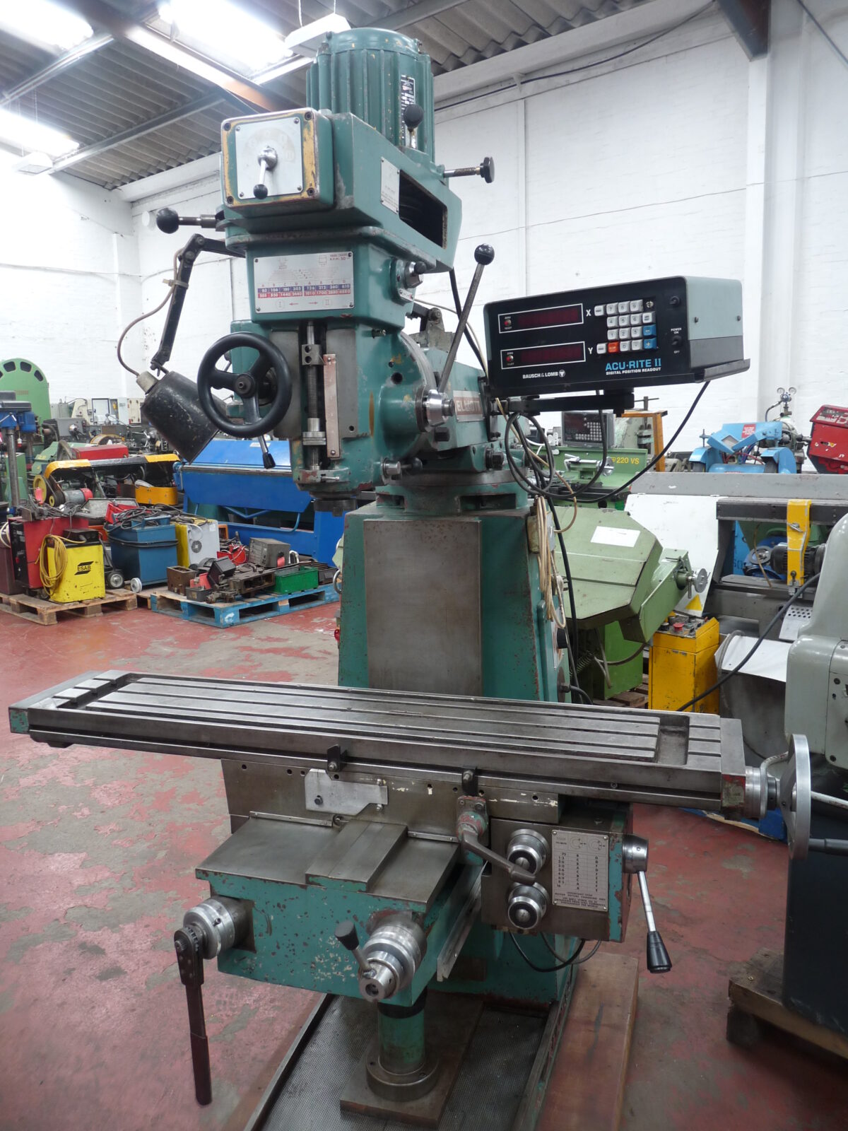 Turret Mill/Elliot Milmor Belt Head Turret Mill