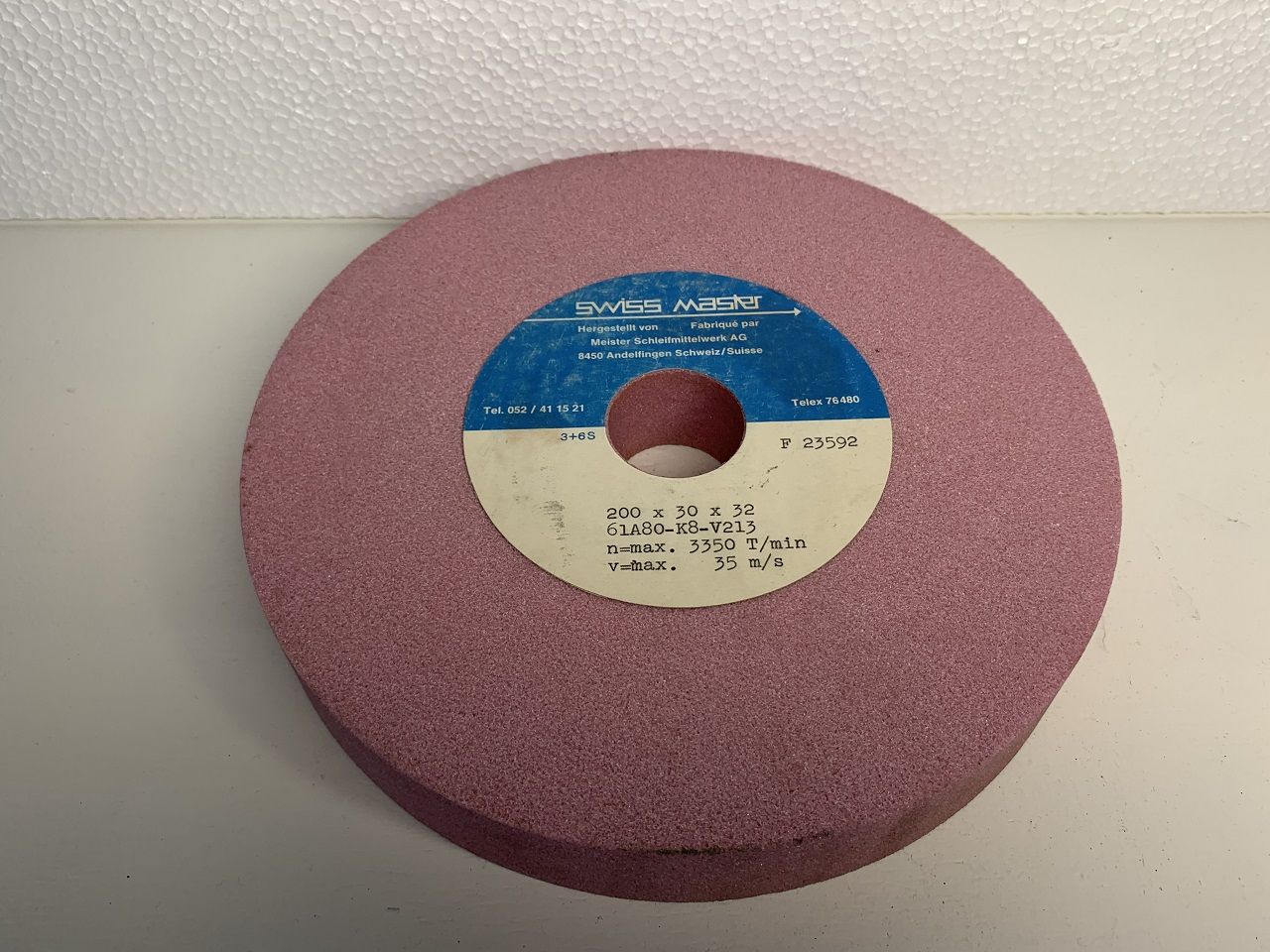 Spares & Accessories/SWISS MASTER Grinding Wheel Dia 200X30X32