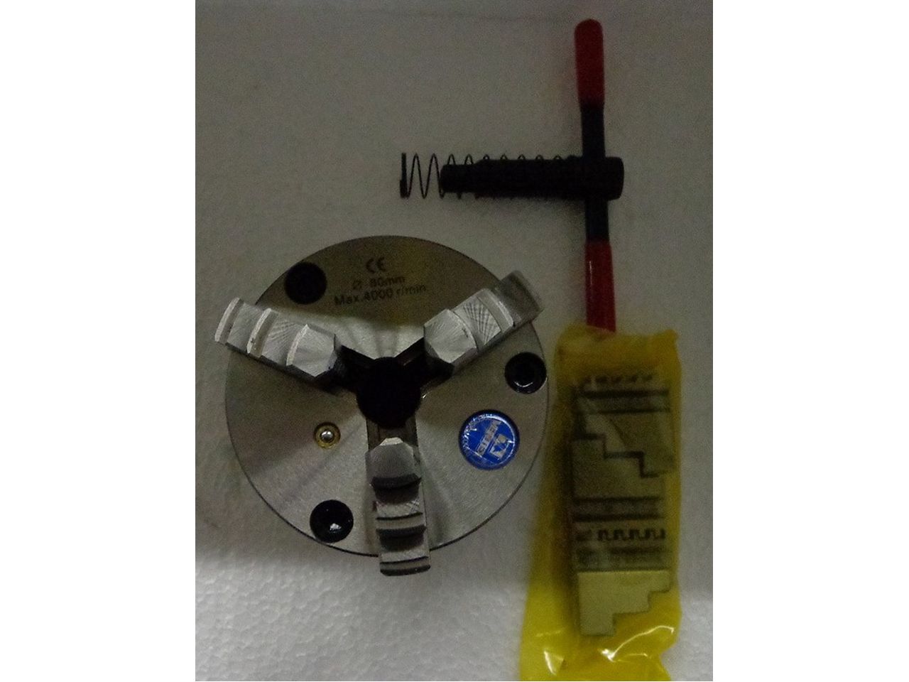 Spares & Accessories/3-JAW CHUCKS VERTEX TYPE 80 ON ADAPTER W-12