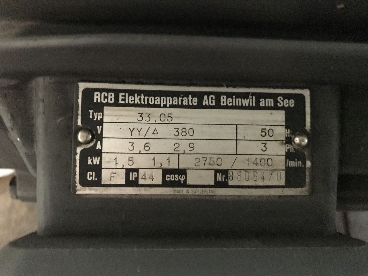 Spares & Accessories/2-SPEEDS MOTOR SCHAUBLIN 76-853