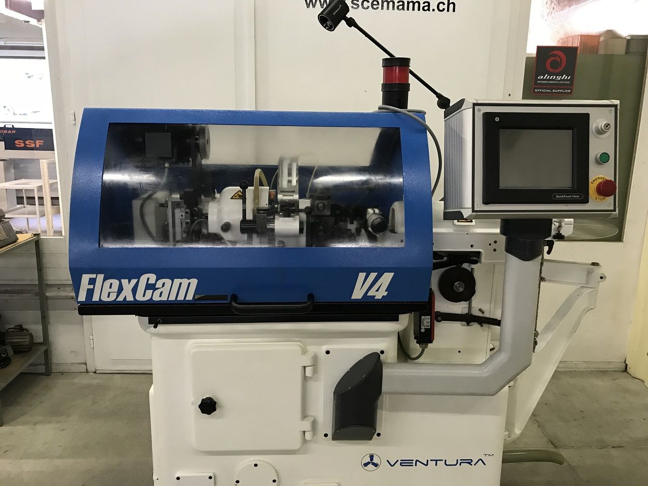Lathes (CNC and Manual)/AUTOMATIC TURNING LATHE ESCO-VENTURA TYPE D4-FLEXCAM V4