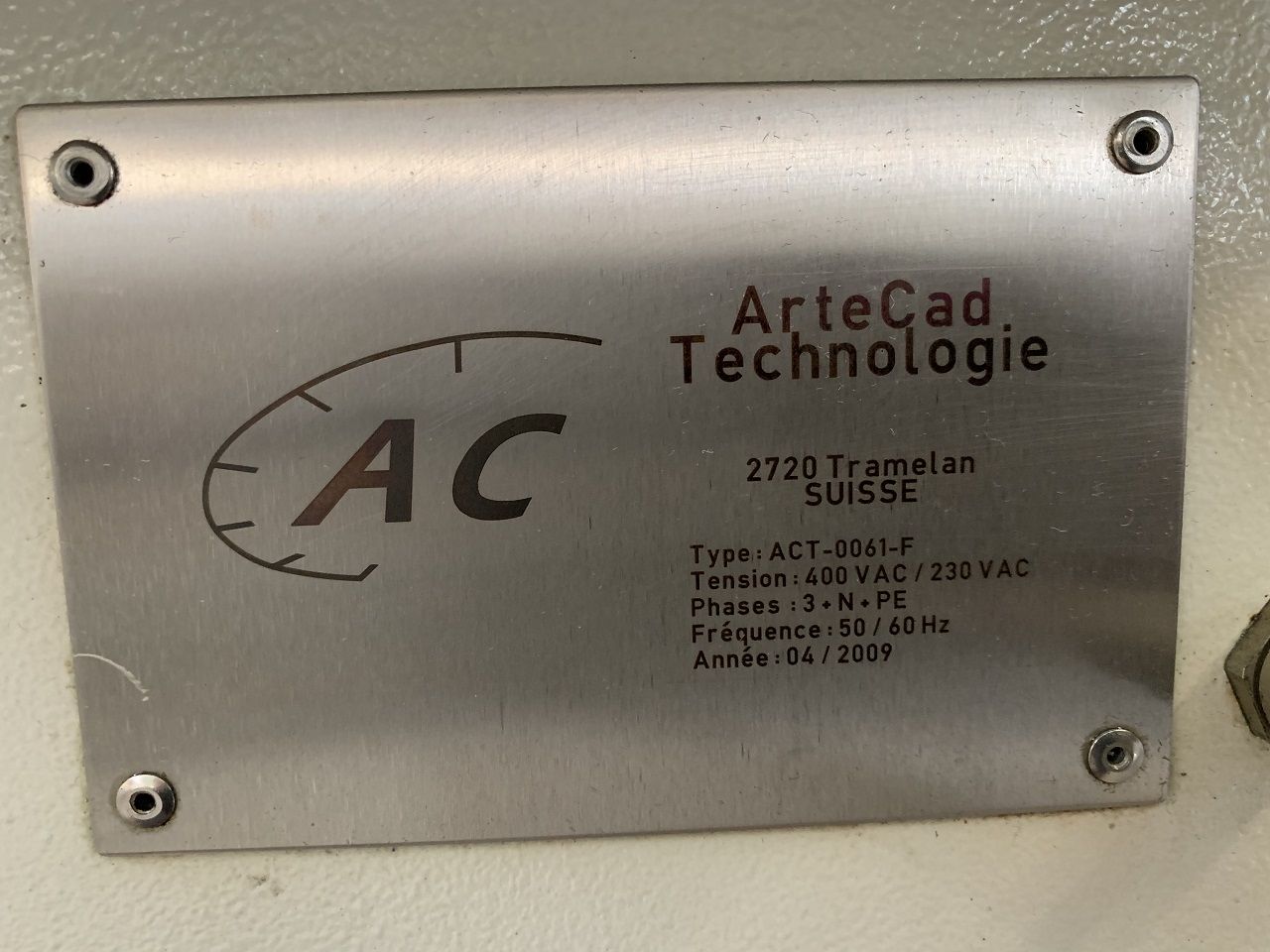 Miscellaneous/FACETING MACHINE ARTECAD TYPE ACT-0061-F
