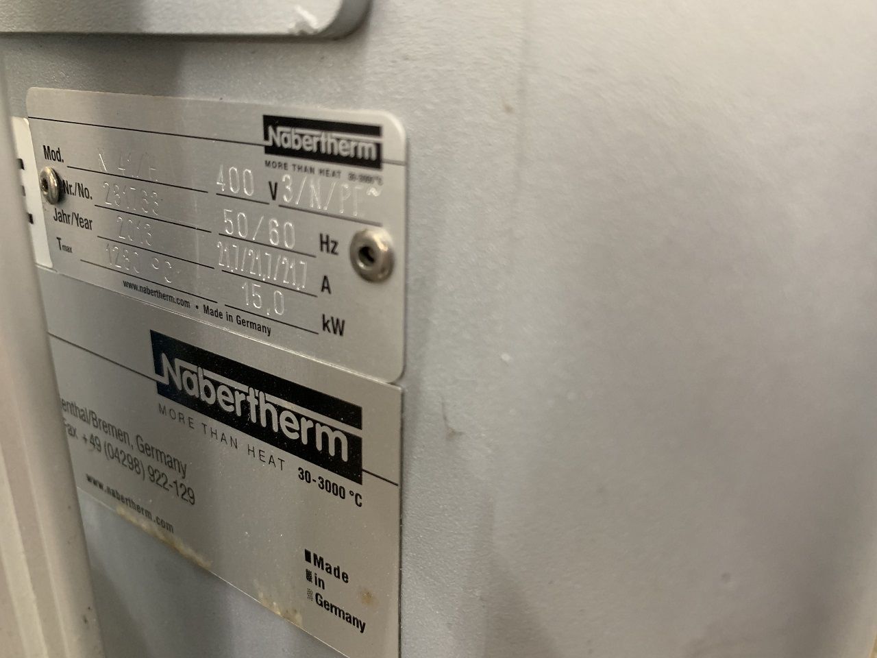 Furnaces/FURNACE NABER TYPE NABERTHERM SHS 41