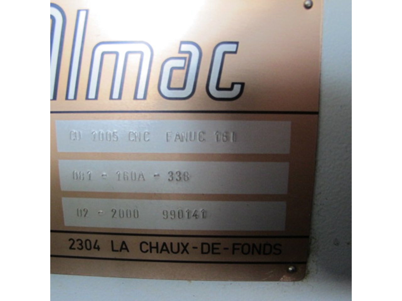 Five-axis Machining Centres/MACHINING CENTRE ALMAC TYPE CU-1005