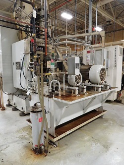 Broaching/  MODEL VTUP-1554-S 15 TON OHIO VERTICAL TABLE UP BROACH 