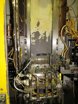 Broaching/  MODEL VTUP-1554-S 15 TON OHIO VERTICAL TABLE UP BROACH 