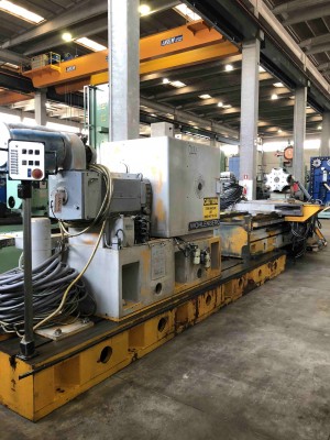 Facing Lathes/VDF WOHLENBERG U 1070 S CNC MOVING HEAD FACING LATHE