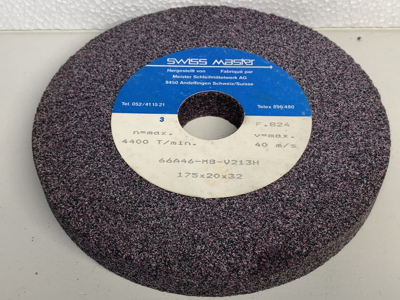 Spares & Accessories/GRINDING WHEEL SWISS MASTER Ø 175X20X32