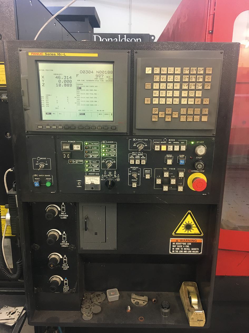 Lasers Profiling/AMADA QUATTRO Laser cutting machine