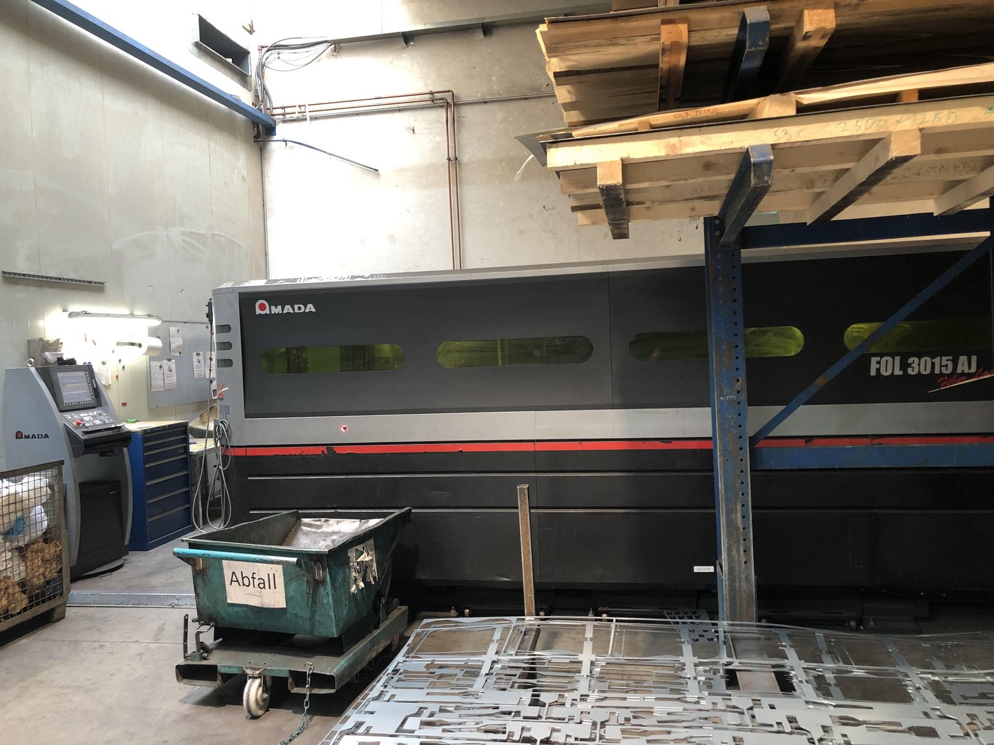 Laser Cutting/Amada - FOL 3015 AJ FIBER 4000 NT / ASLUL 300FLCAJ