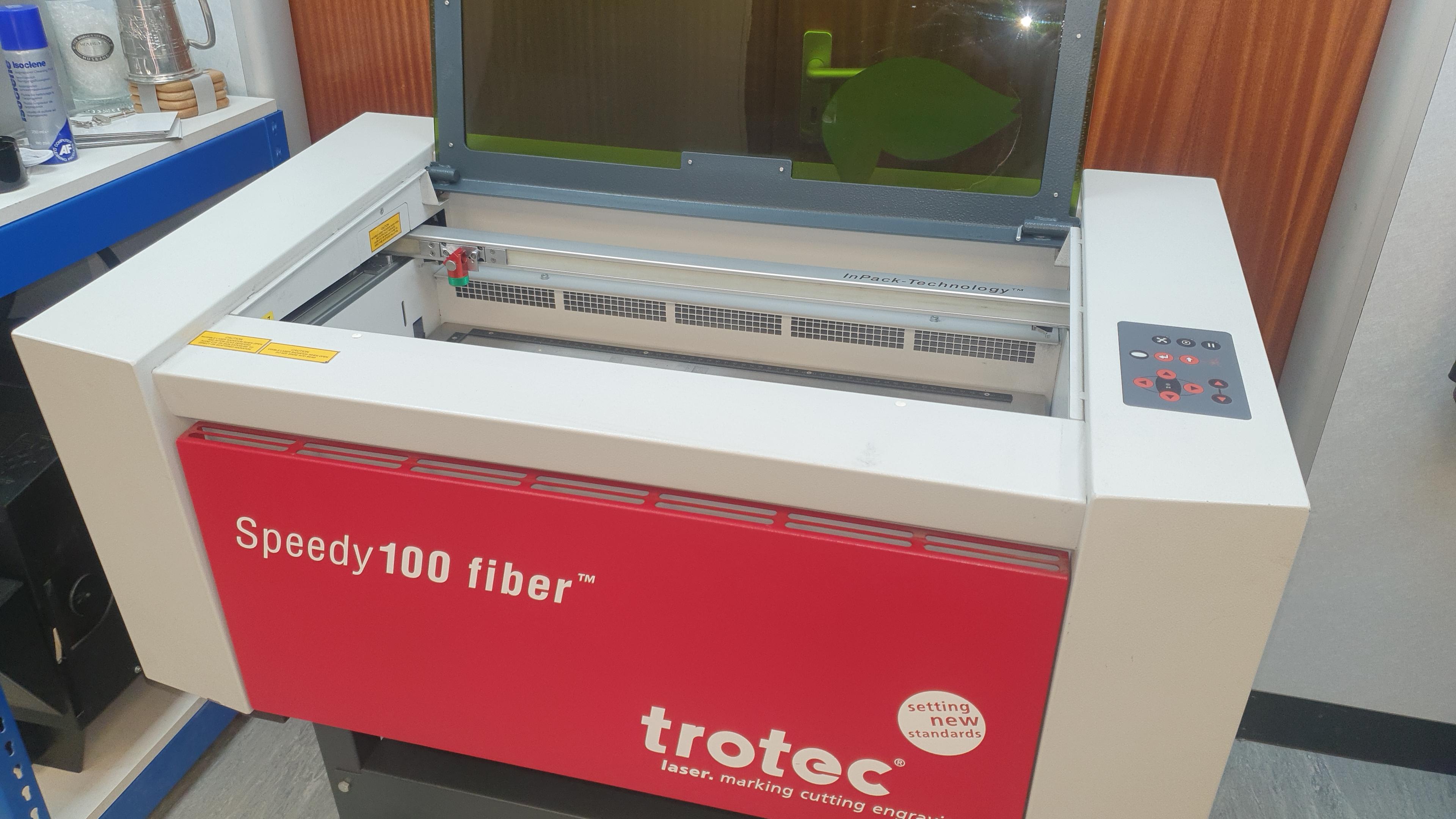 Engraving and Marking/Trotec Speedy 100 Fiber Laser