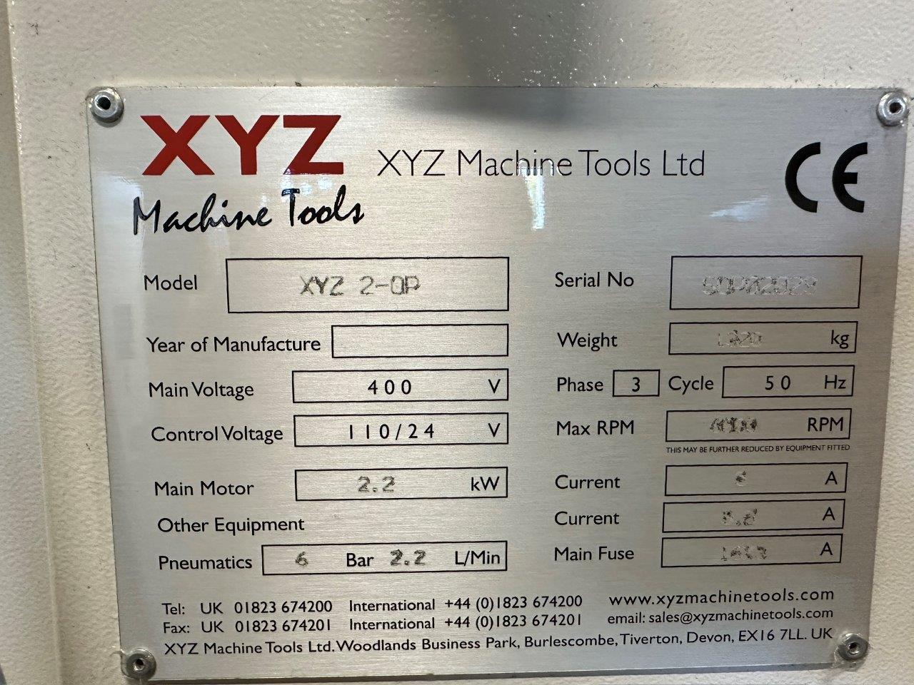 Vertical Machining Centres/Used XYZ ProtoTRAK 2-OP (4713)