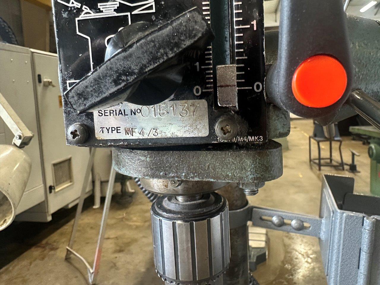 Pillar/Pedestal Drills/Used Meddings MF4 Pillar Drill (4827)
