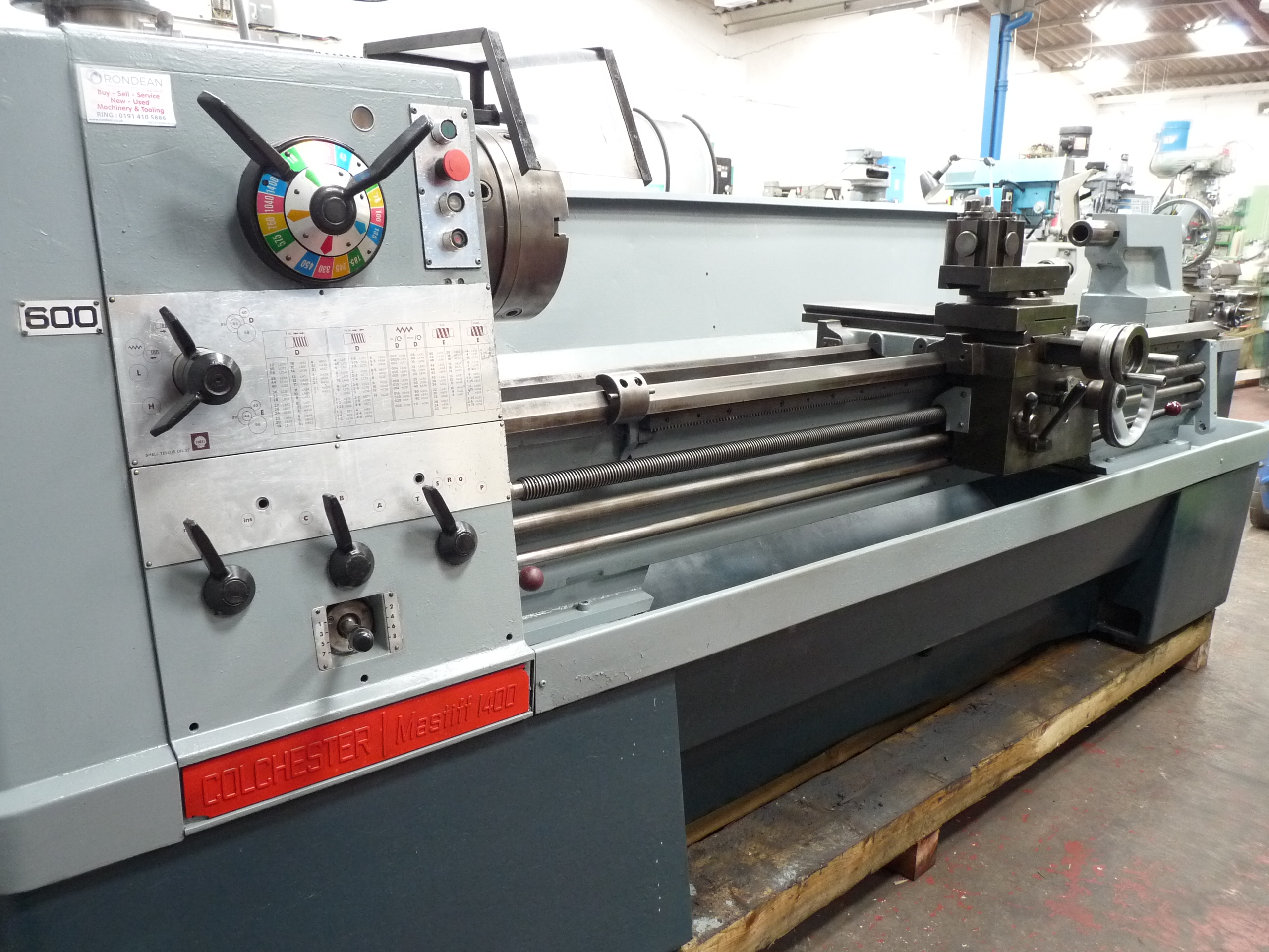 Lathes General/Mastiff 1400 80"