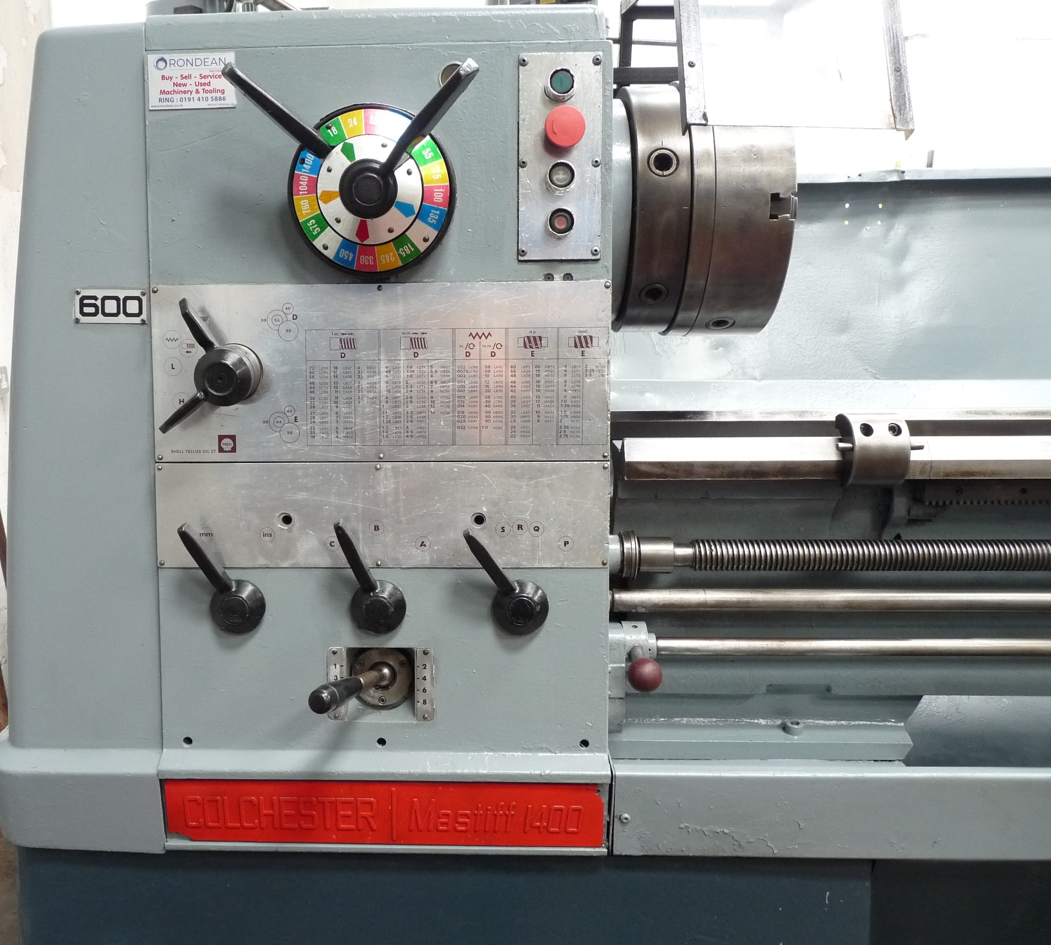 Lathes General/Mastiff 1400 80"