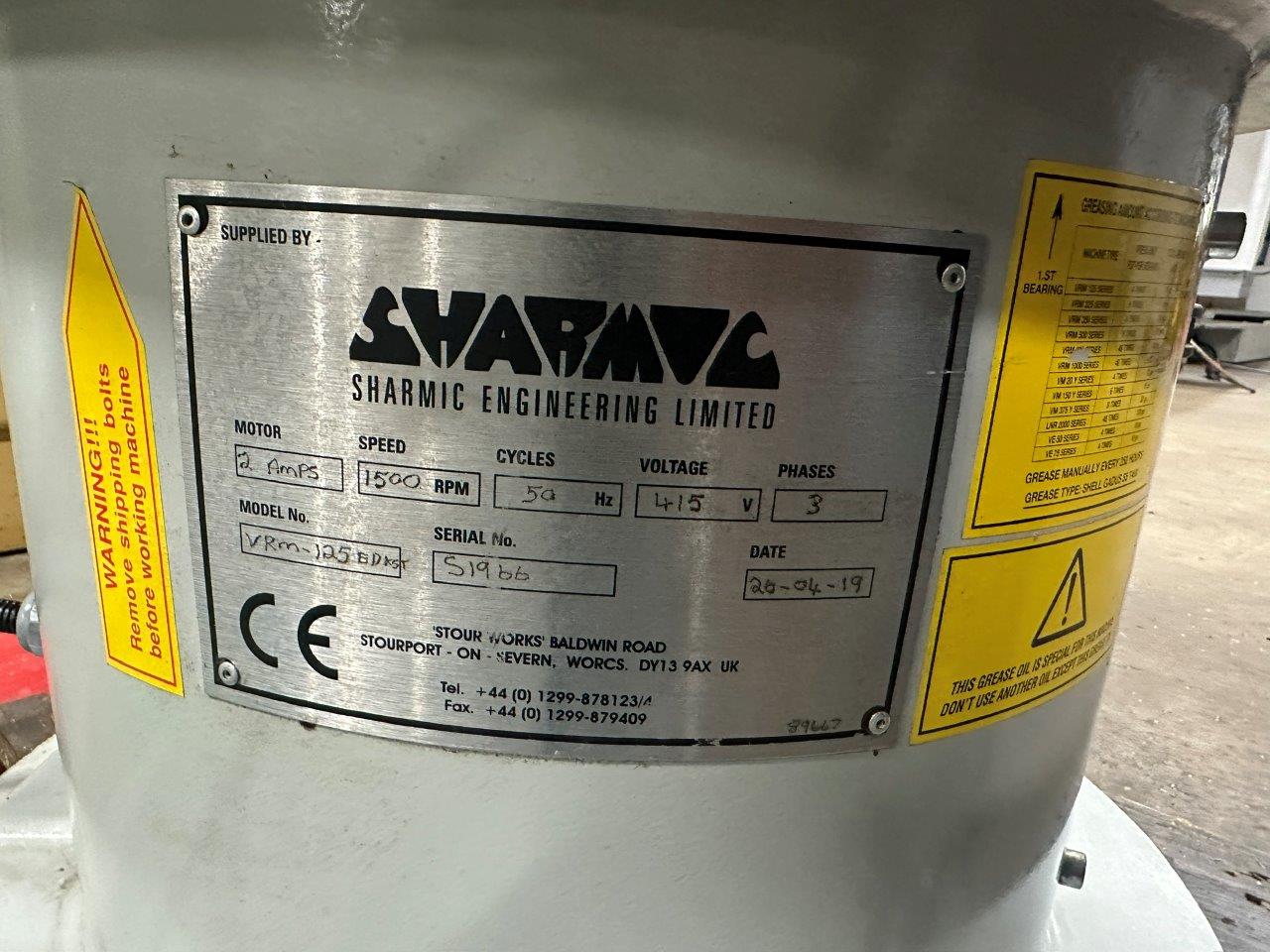 Finishing/Used Sharmac Rumbler (4906)