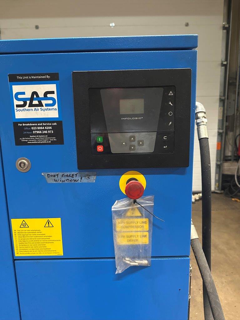 Compressors/Used ABAC Genesis 7.5/8/270 Air Screw Compressor with MC2 Controller