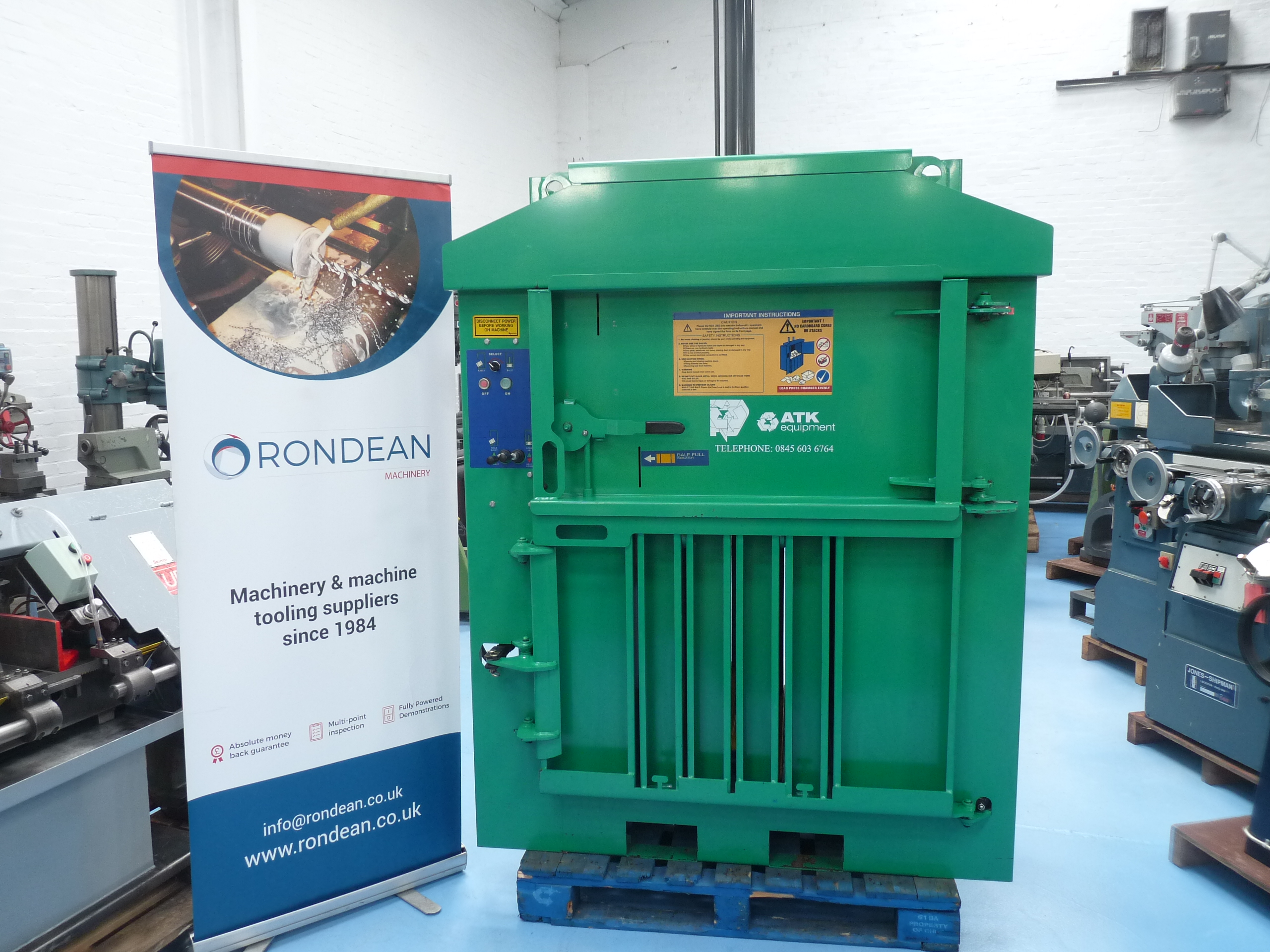 Workshop Equipment/ATK Greenbank GB150 Vertical Compactor Baler