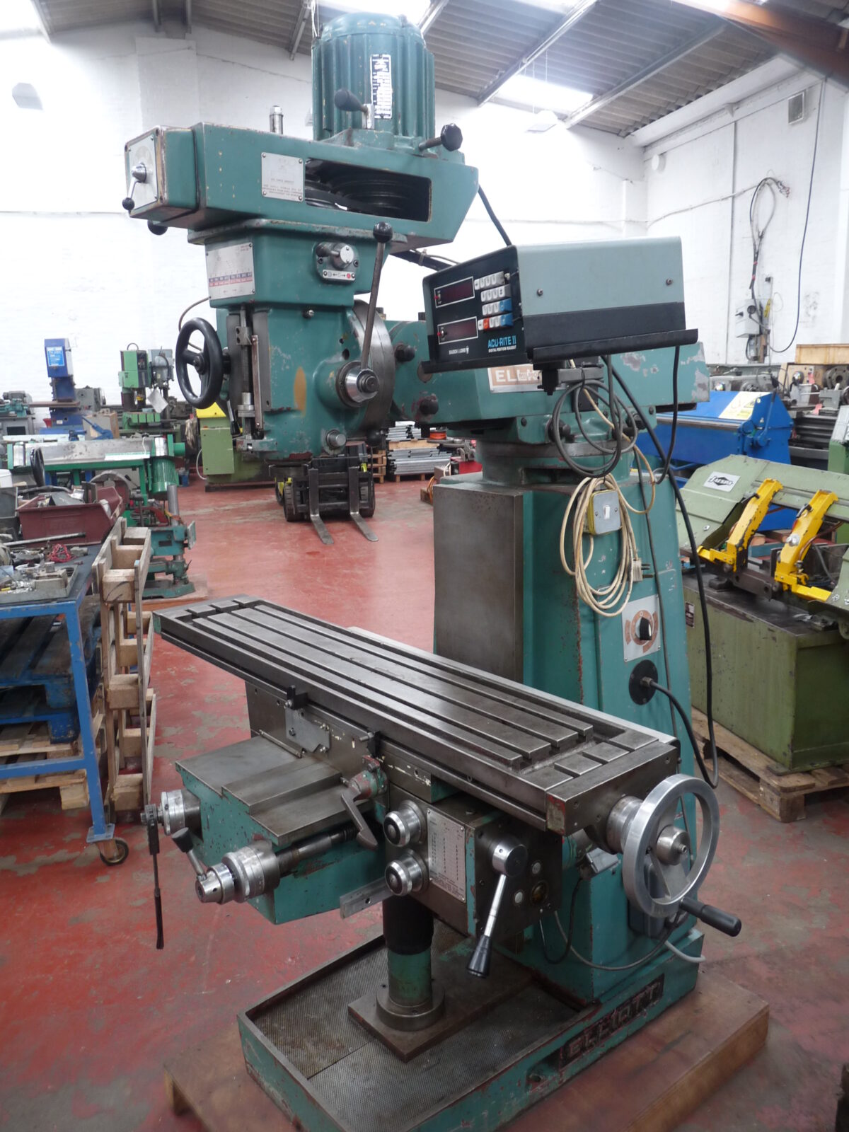 Turret Mill/Elliot Milmor Belt Head Turret Mill