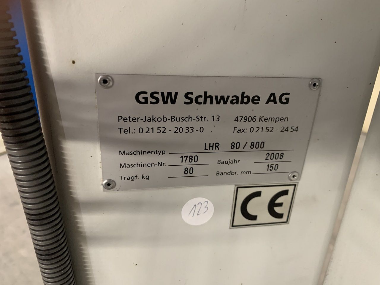 Presses (General)/REEL GSW TYPE LHR 80 / 800