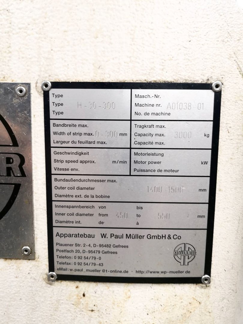 Mechanical Presses/Müller Gefrees PZK 50x550 S/HK