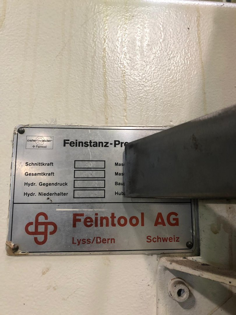 Hydraulic Presses/FEINTOOL GKP-F-50/80