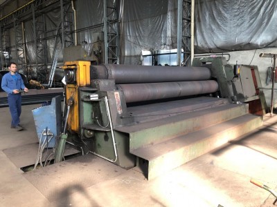Bending Rolls/SERTOM RIMI 4000x14 THREE ROLLS HYDRAULIC PLATE BENDING MACHINE