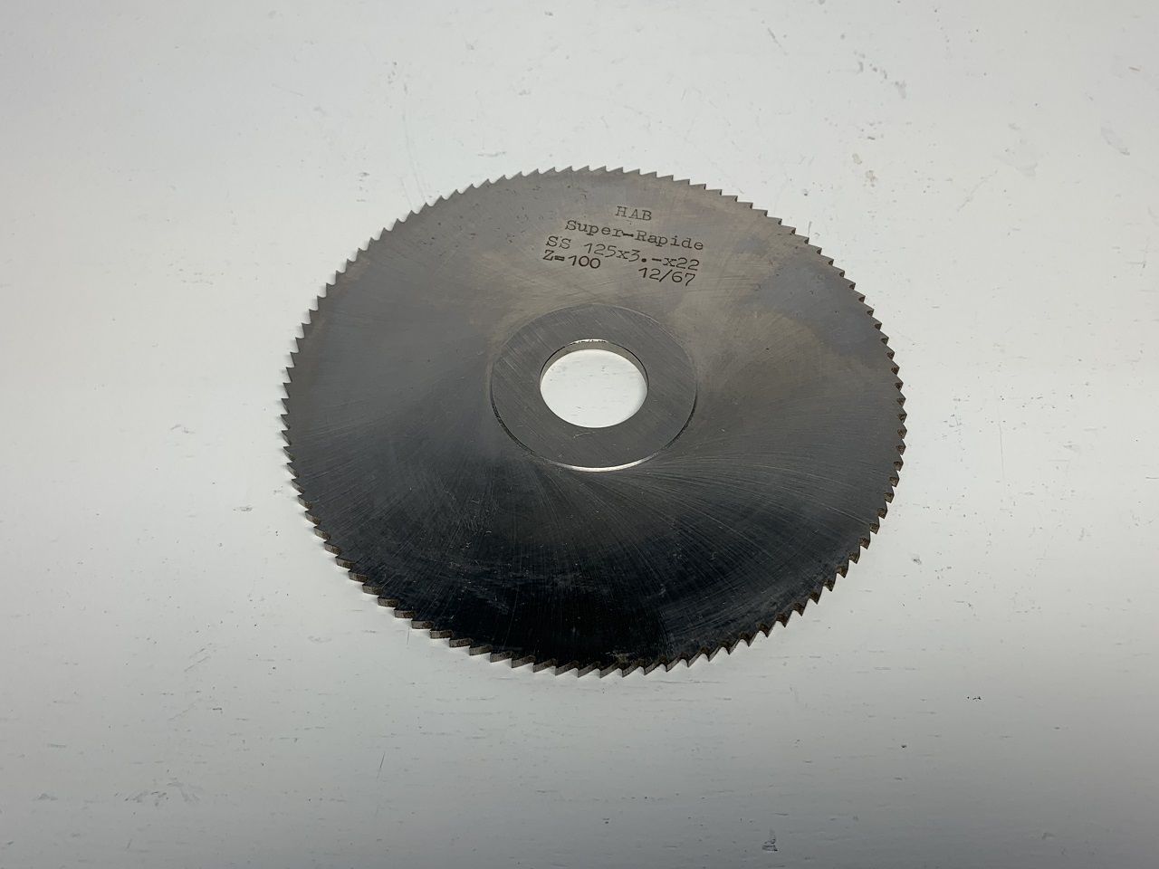Spares & Accessories/CIRCULAR SAW BLADE HAB Ø125x3x22 Z100