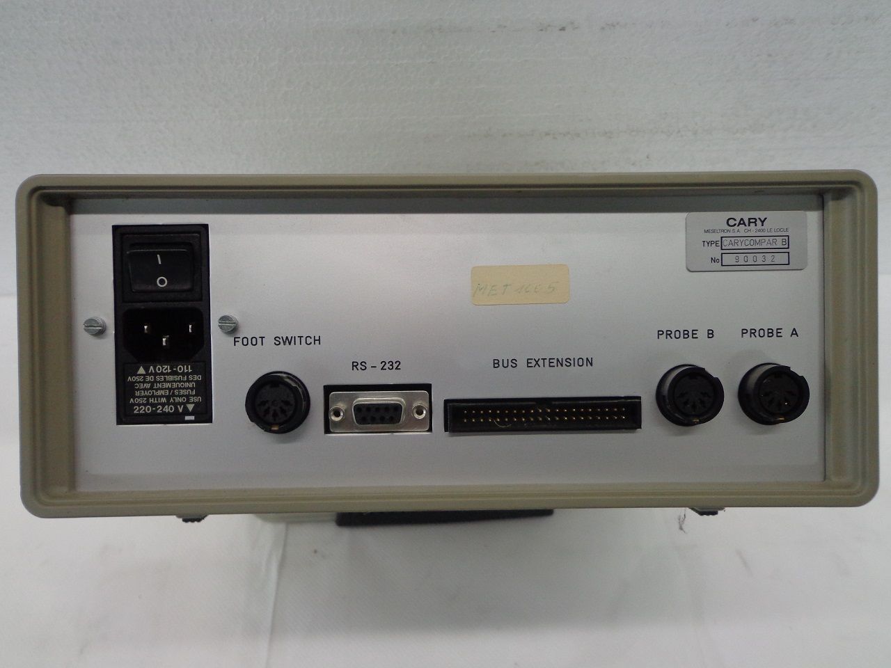 Spares & Accessories/COMPARATOR CARY TYPE CARYCOMPAR B