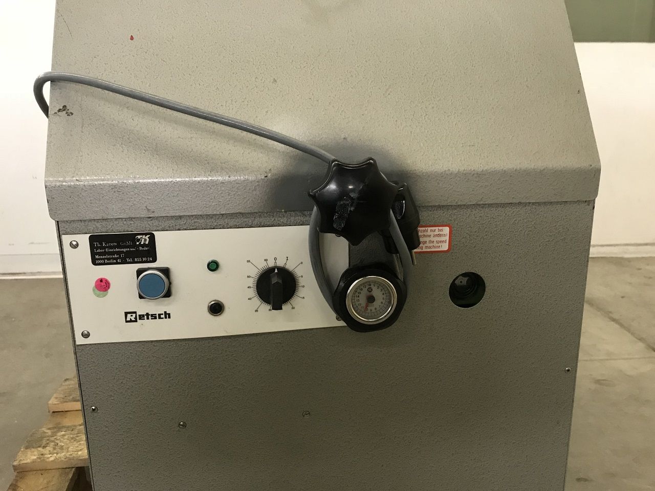 Lapping/SURFACE LAPPING MACHINE RETSCH