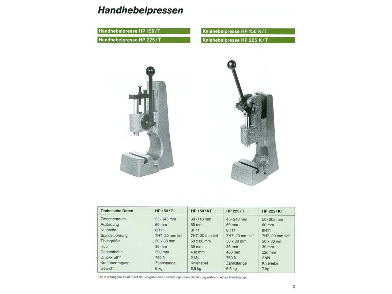 Presses (General)/MANUEL PRESS BENZING TYP HP-225 T
